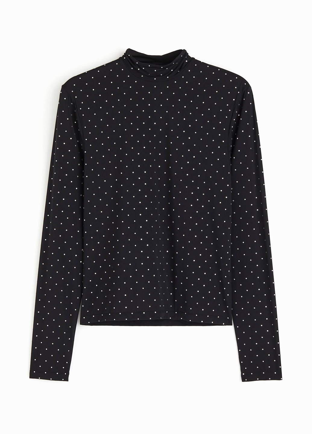 Чёрная блуза H&M х Rabanne