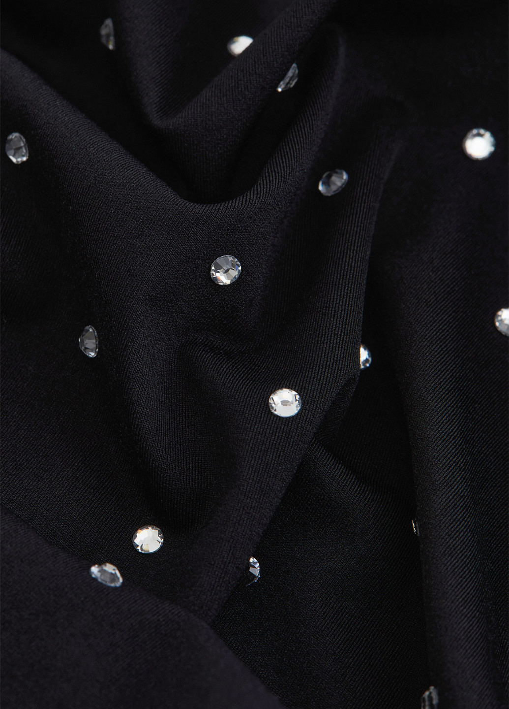 Чёрная блуза H&M х Rabanne