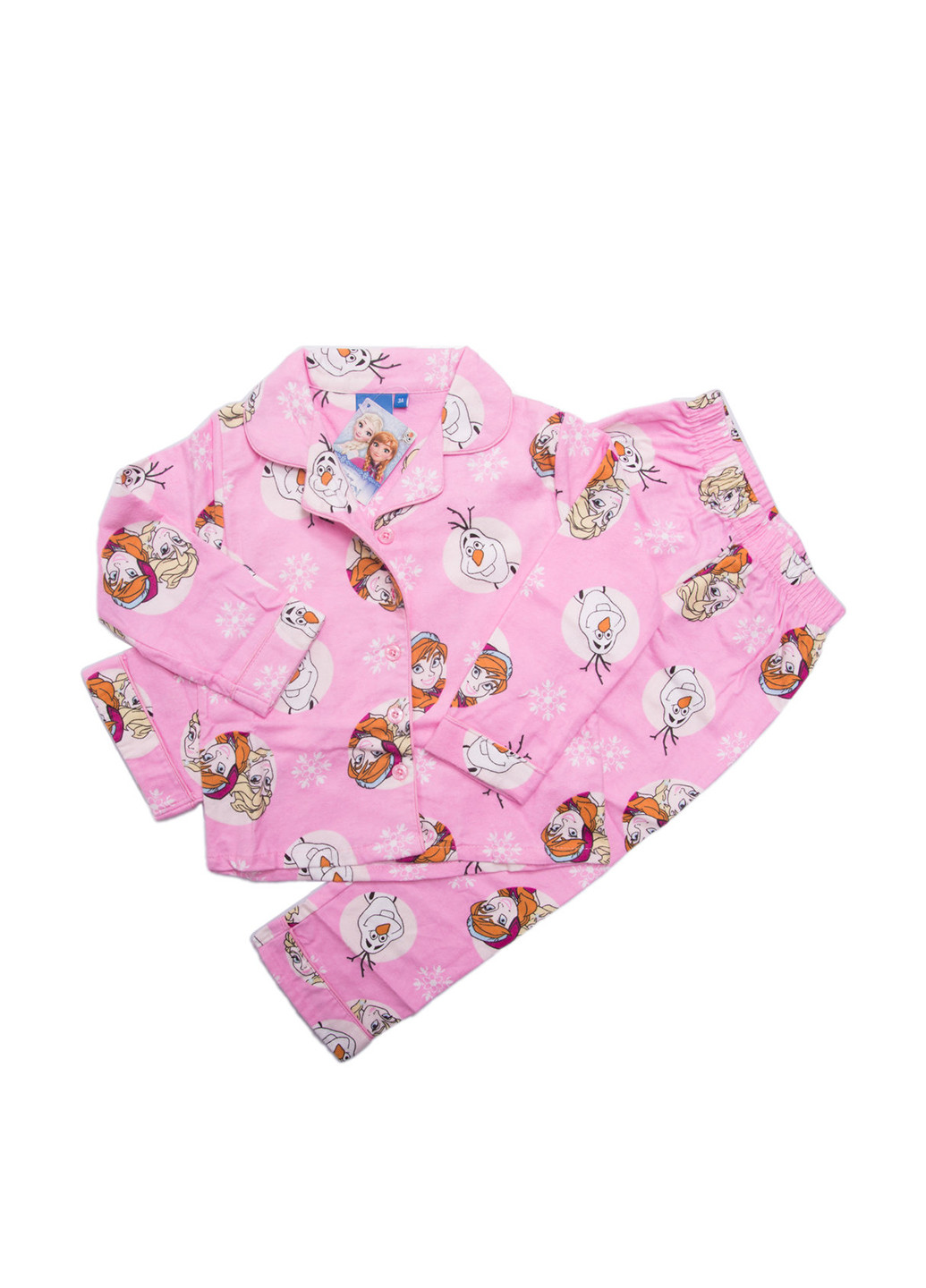 Розовая всесезон пижама (кофта, брюки) Disney Sun City
