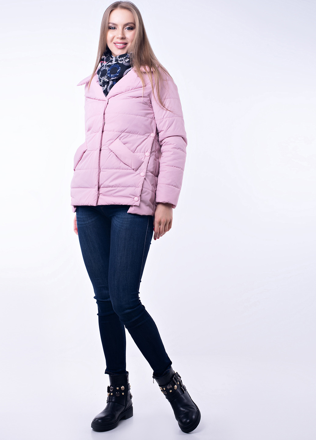 Светло-розовая демисезонная куртка 2в1 для беременных Lullababe