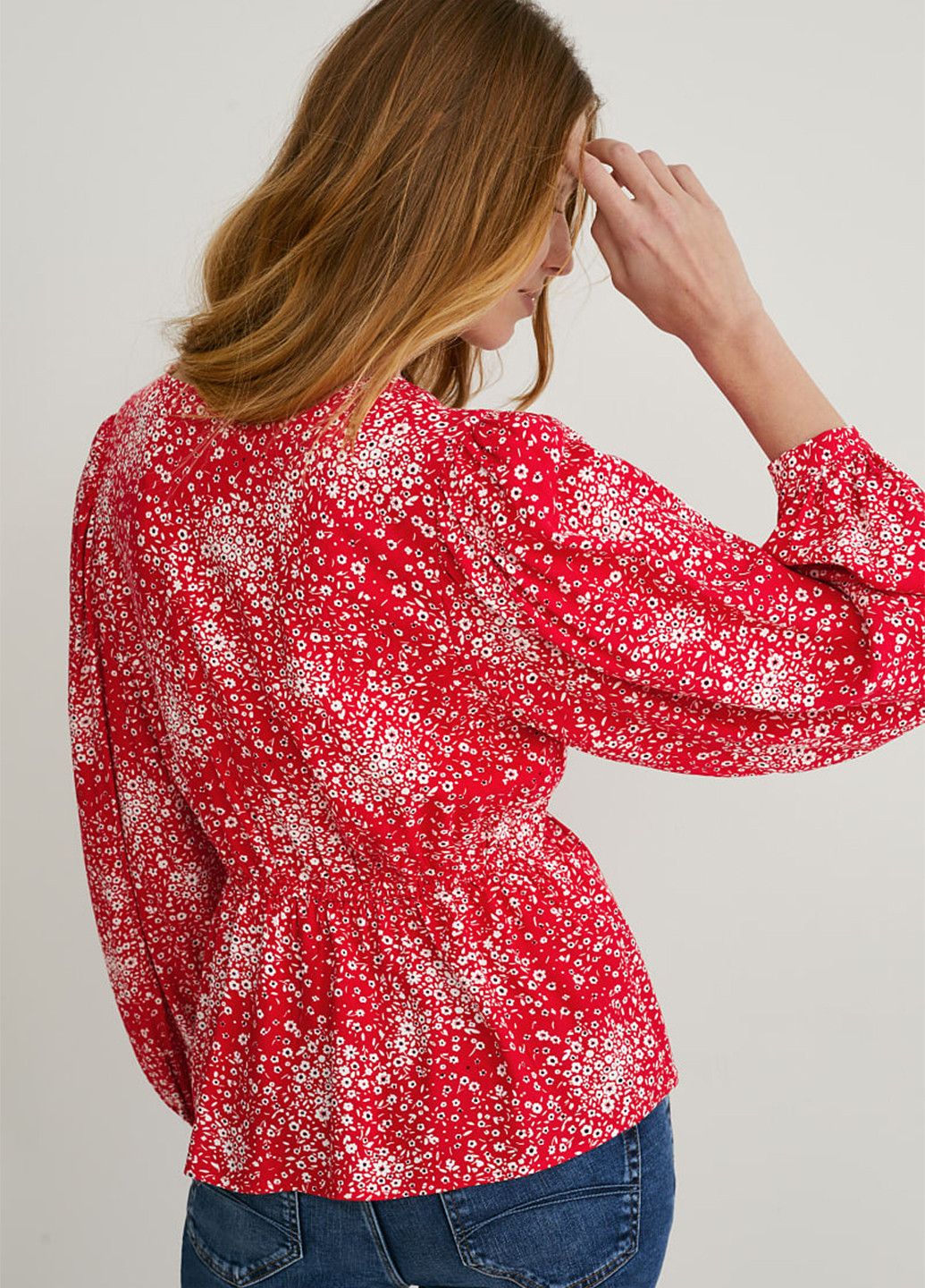 Червона блуза C&A