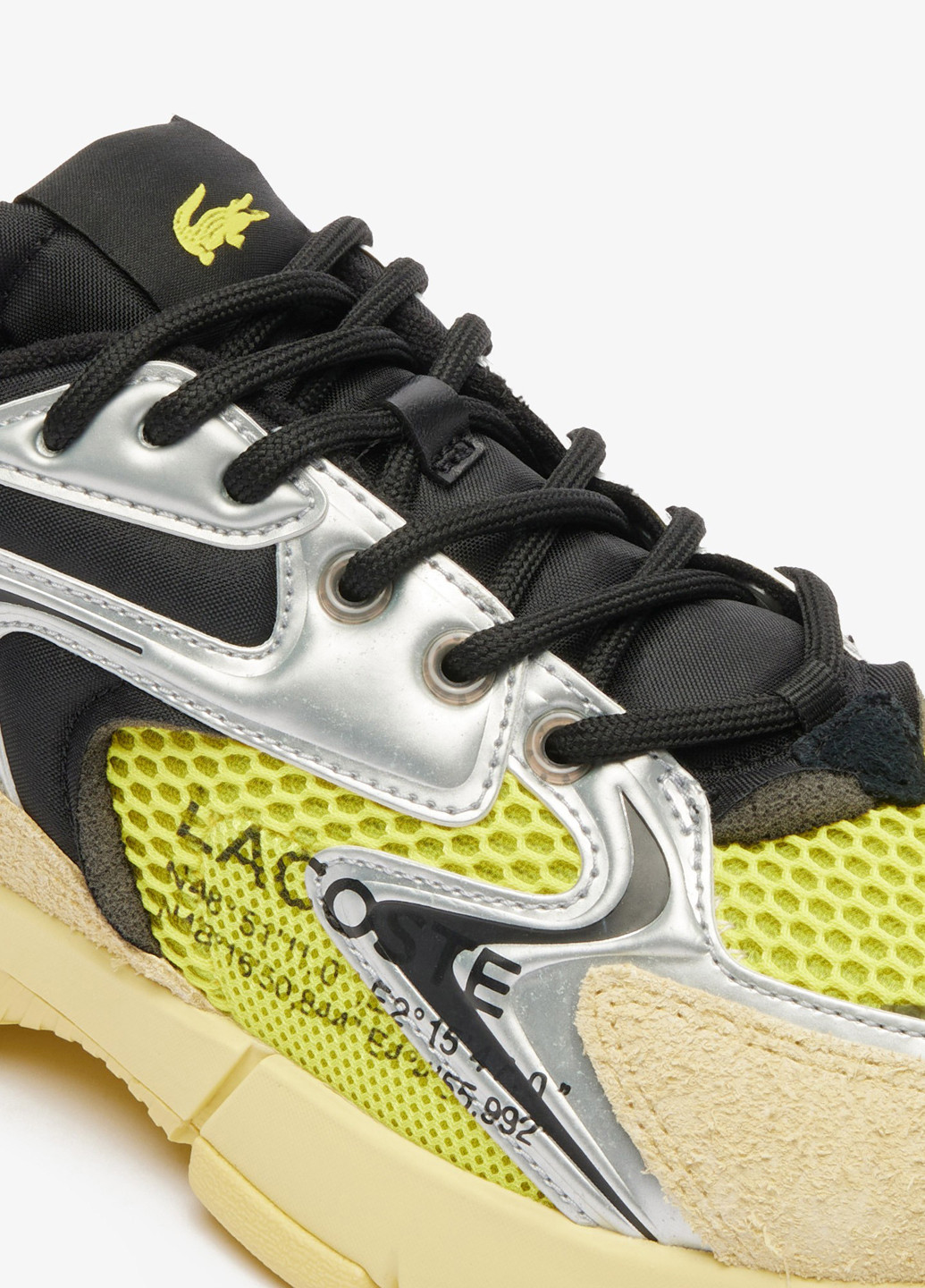Желтые демисезонные кроссовки Lacoste L003 NEO