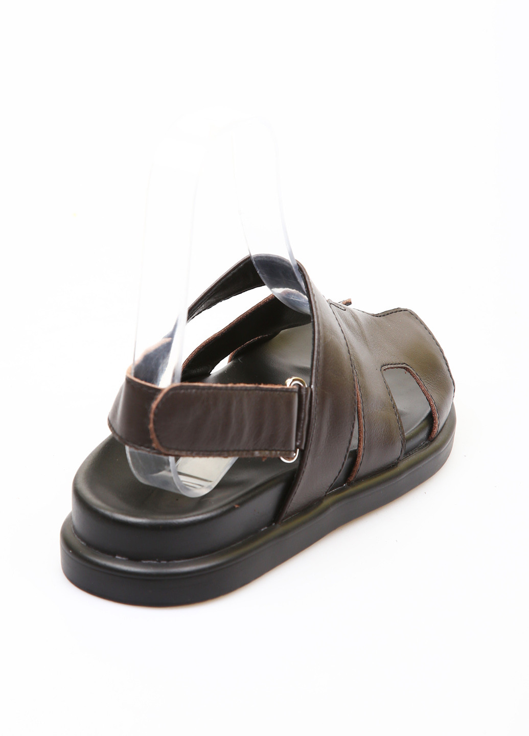 Темно-коричневые сандалии Bizoni на липучке