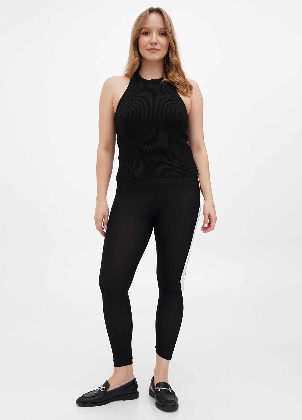 Черные демисезонные леггинсы MY TREND