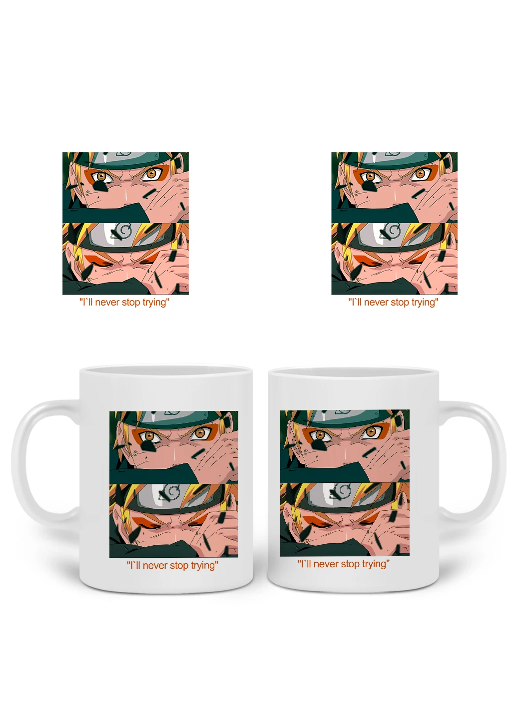 Кружка Наруто Узумакі (Naruto Uzumaki) 330 мл горнятко керамічне (20259-2816) MobiPrint (221743190)