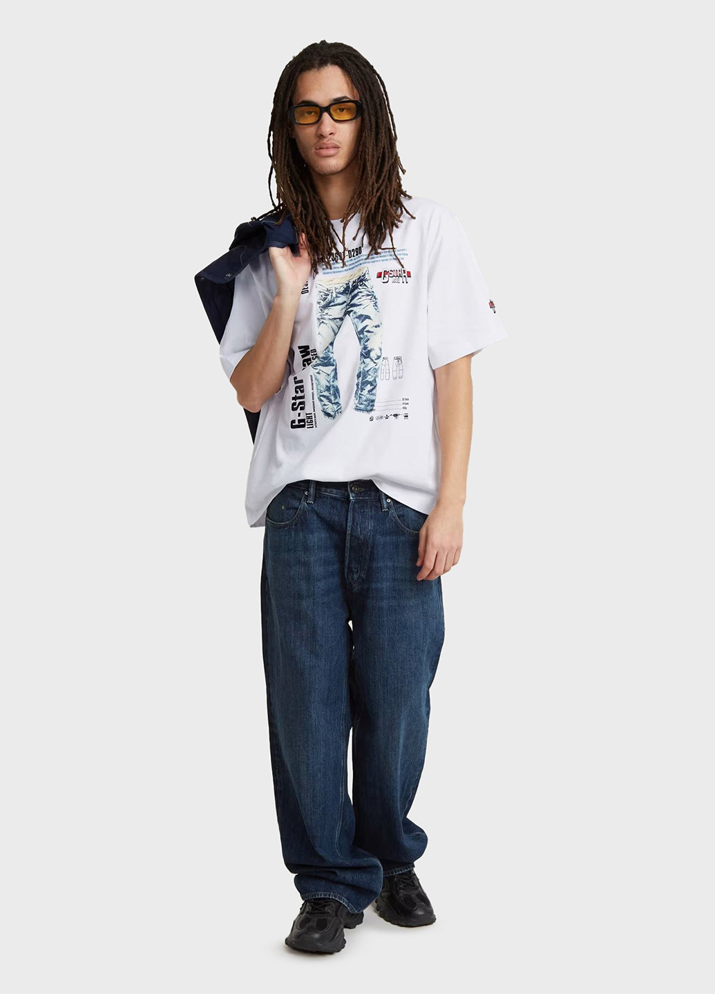 Белая футболка G-Star Raw