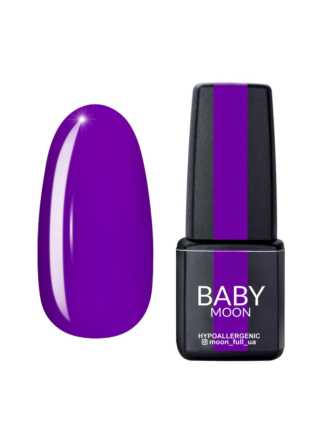 Гель лак BABY Lilac Train Gel polish, 6 мл№012 ярко-фиолетовый Moon (251422073)