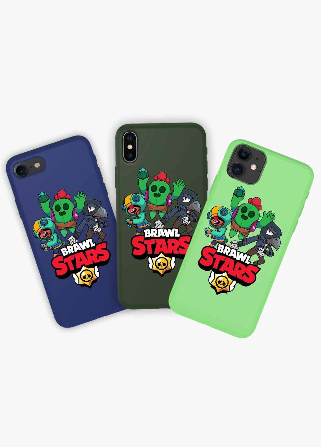 Чохол силіконовий Apple Iphone 8 plus Бравл Старс (Brawl Stars) (6154-1021) MobiPrint (219288716)