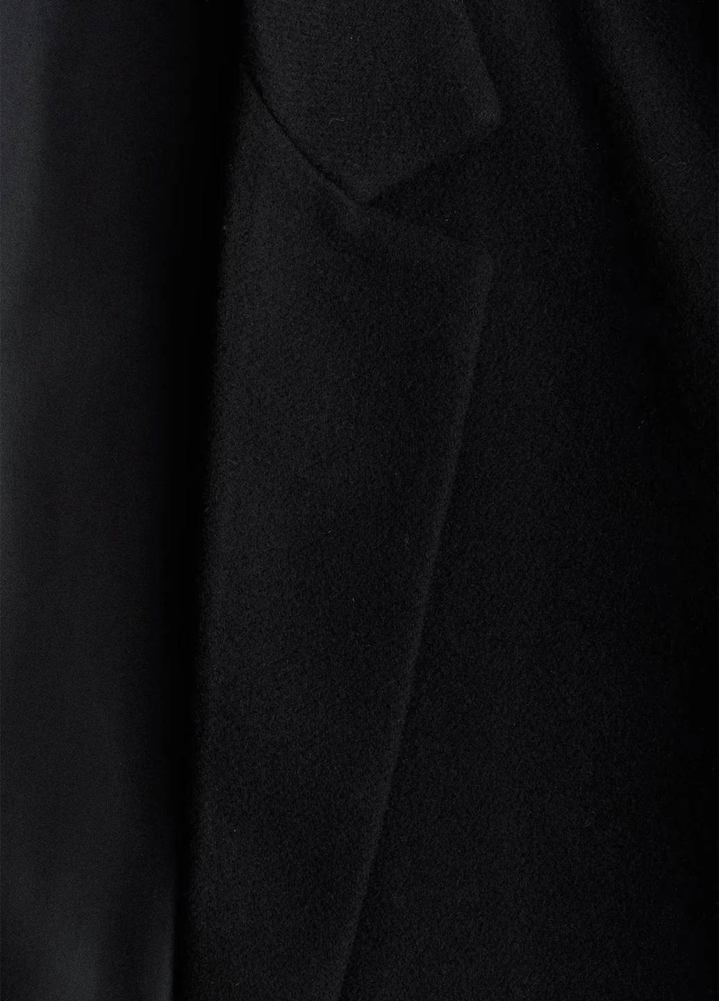 Черное демисезонное Пальто H&M
