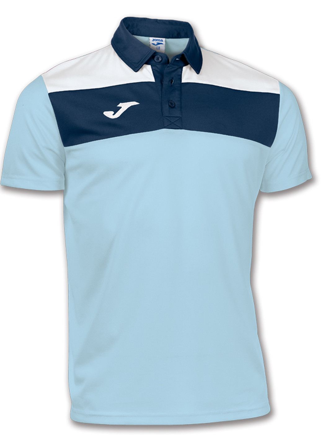 Небесно-голубой футболка-поло для мужчин Joma с логотипом