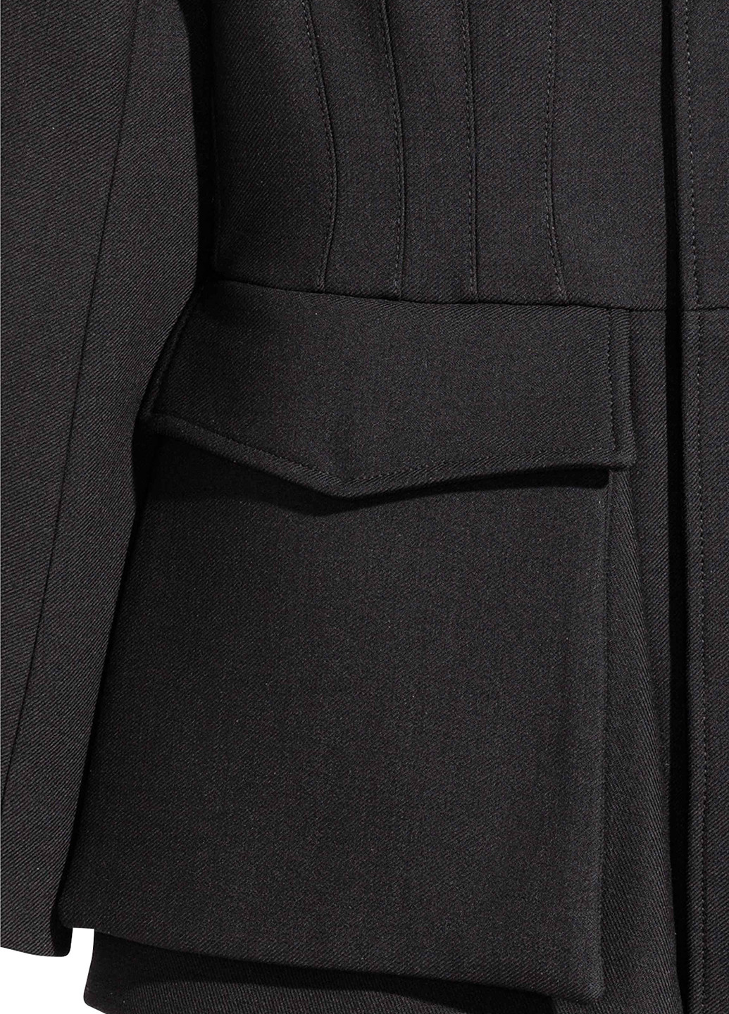 Черная демисезонная куртка H&M Studio