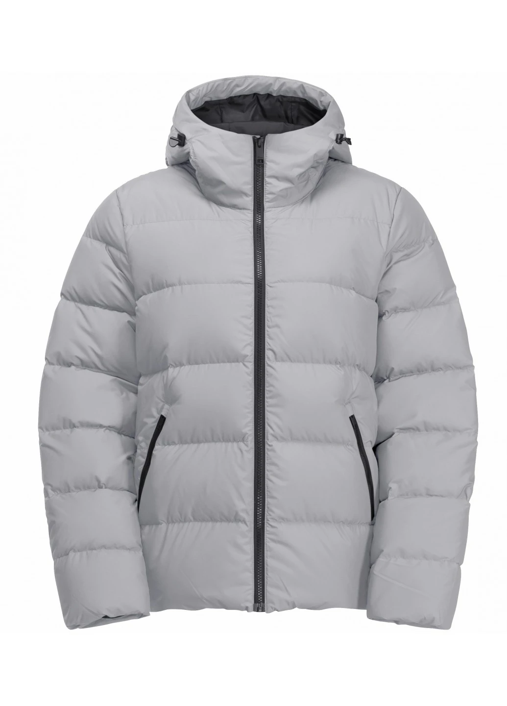 Сірий зимній Пуховик Jack Wolfskin