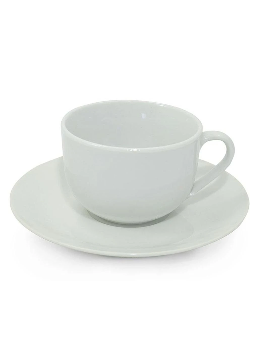 Чашка з блюдцем White 83162 200 мл Interos (253613078)