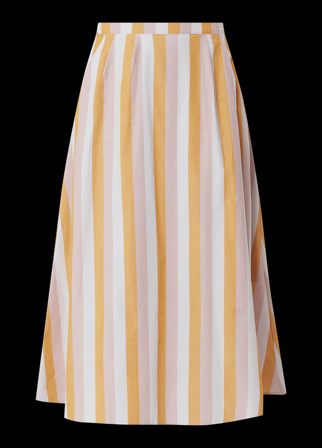 Разноцветная кэжуал в полоску юбка Gestuz клешированная