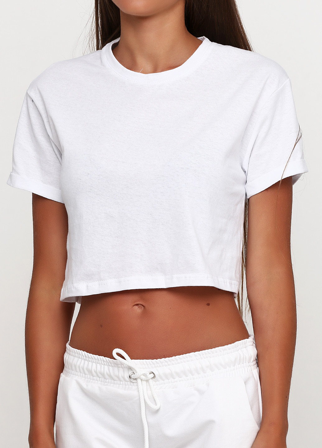 Белый летний комплект (футболка, шорты) Shik