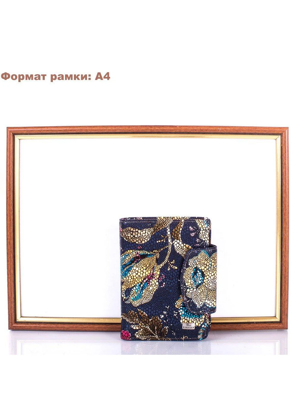 Жіночий шкіряний гаманець 13,5х10,5х2,5 см Desisan (195538630)