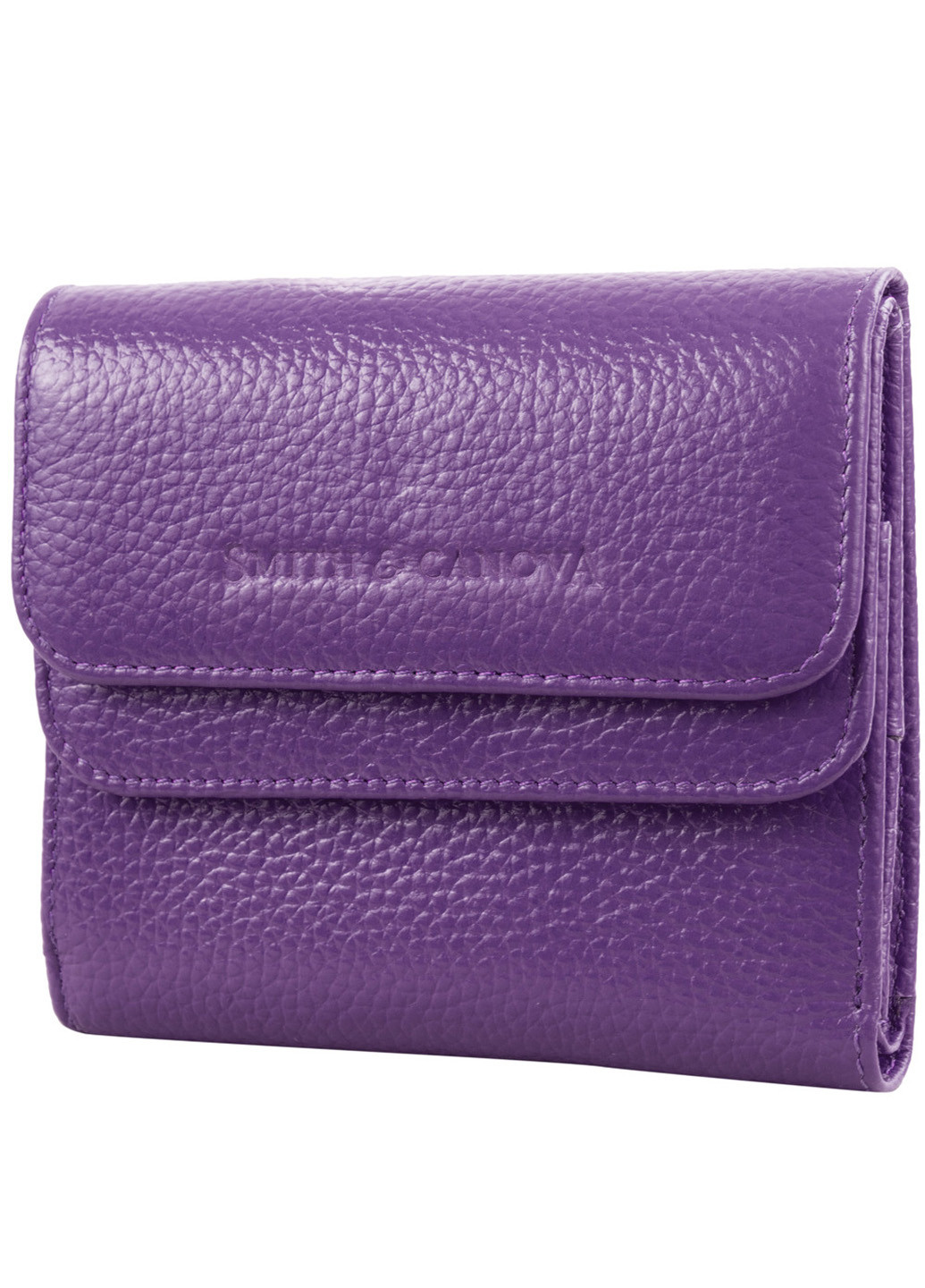 Жіночий шкіряний гаманець 11х10,5х2,5 см Smith&Canova (216146026)