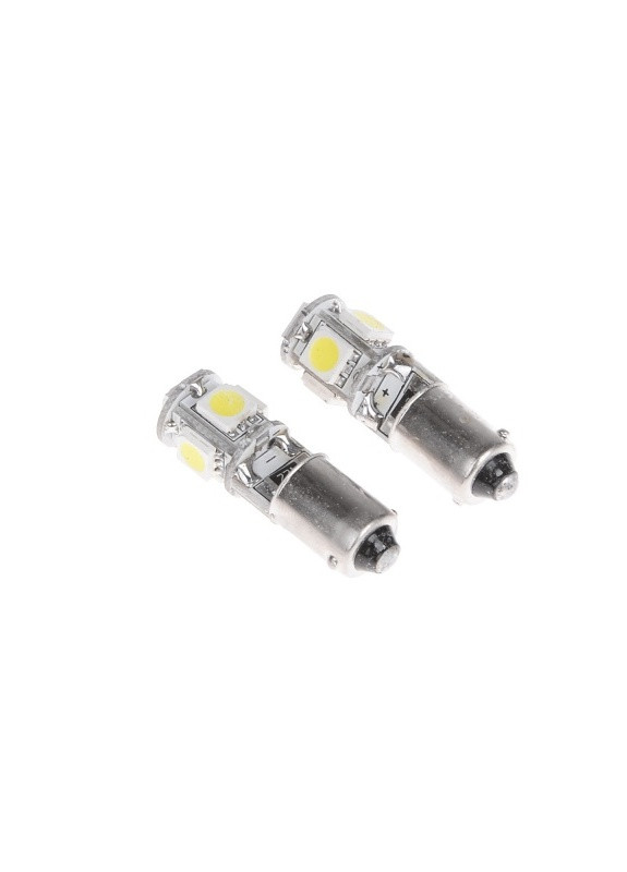 Лампа светодиодная автомобильная LED BA9S 5 pcs CW SMD5050 Brille (253965359)