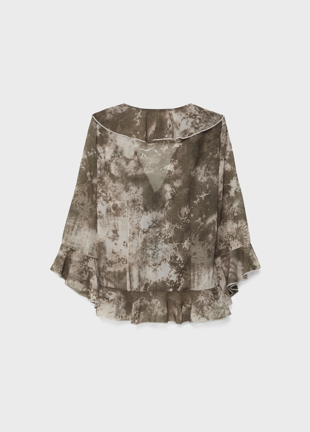 Зелена блуза Stradivarius