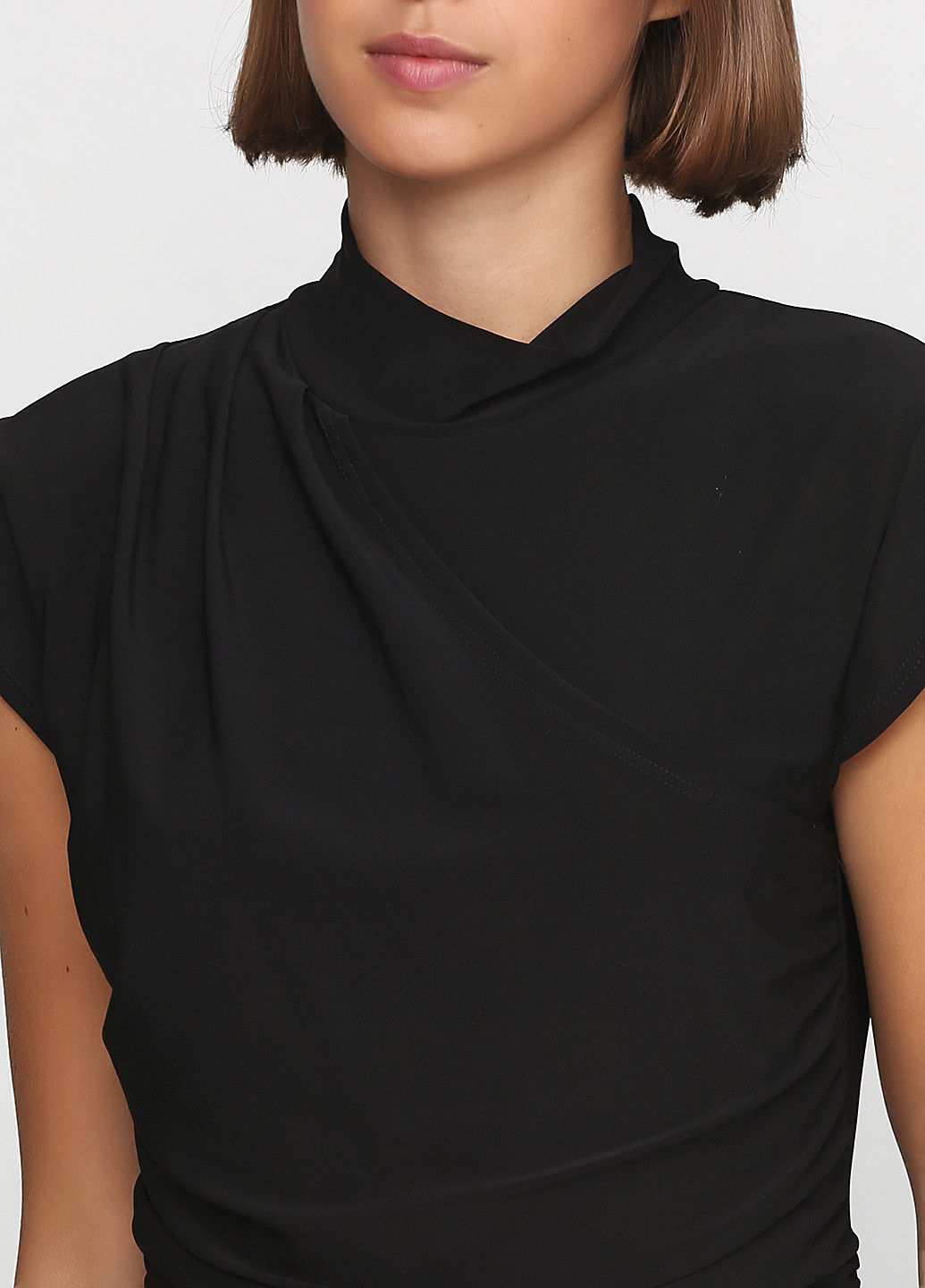 Черное кэжуал платье Gestuz однотонное