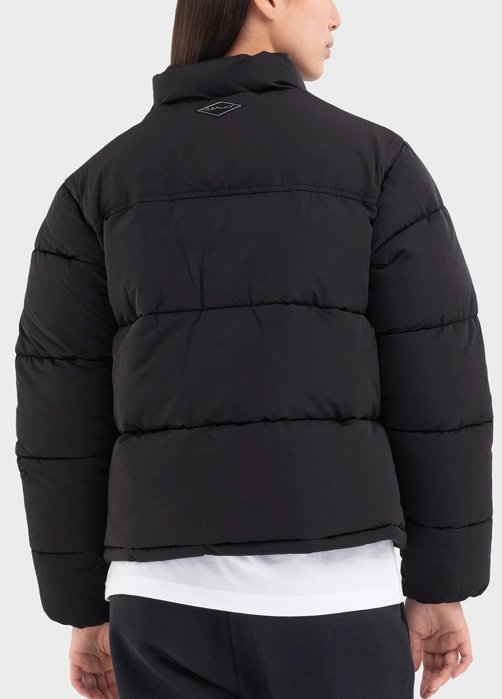 Черная зимняя куртка Replay