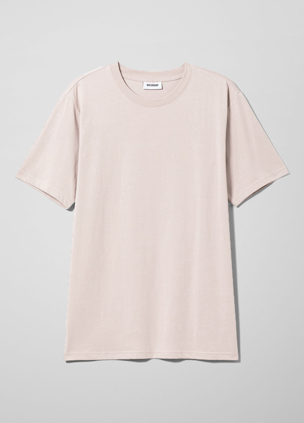 Светло-розовая футболка Weekday