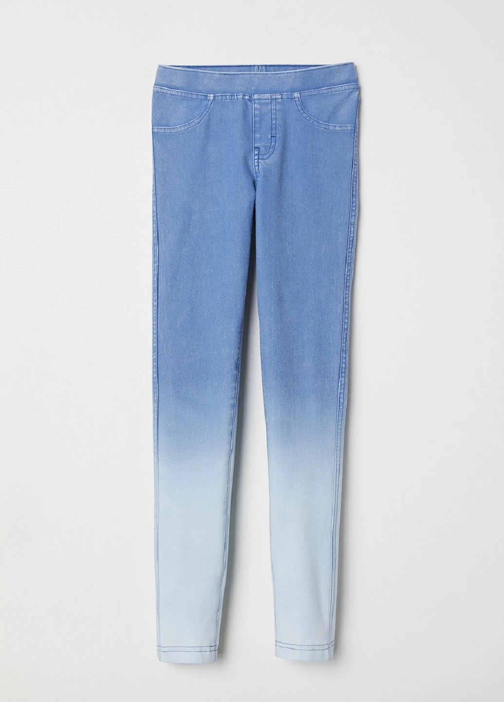Голубые демисезонные брюки H&M