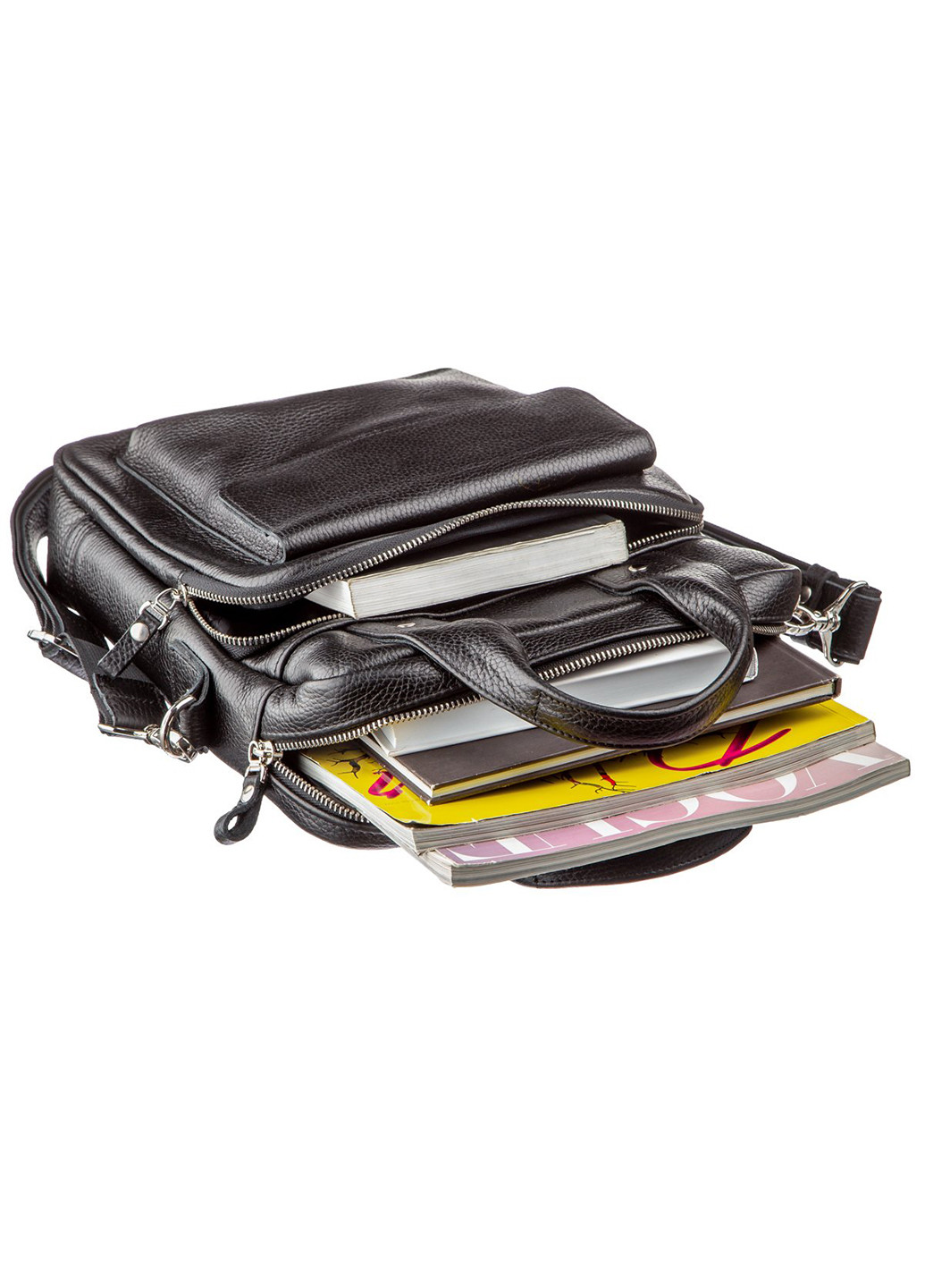 Чоловіча шкіряна сумка 25х33х7 см Shvigel (229460062)