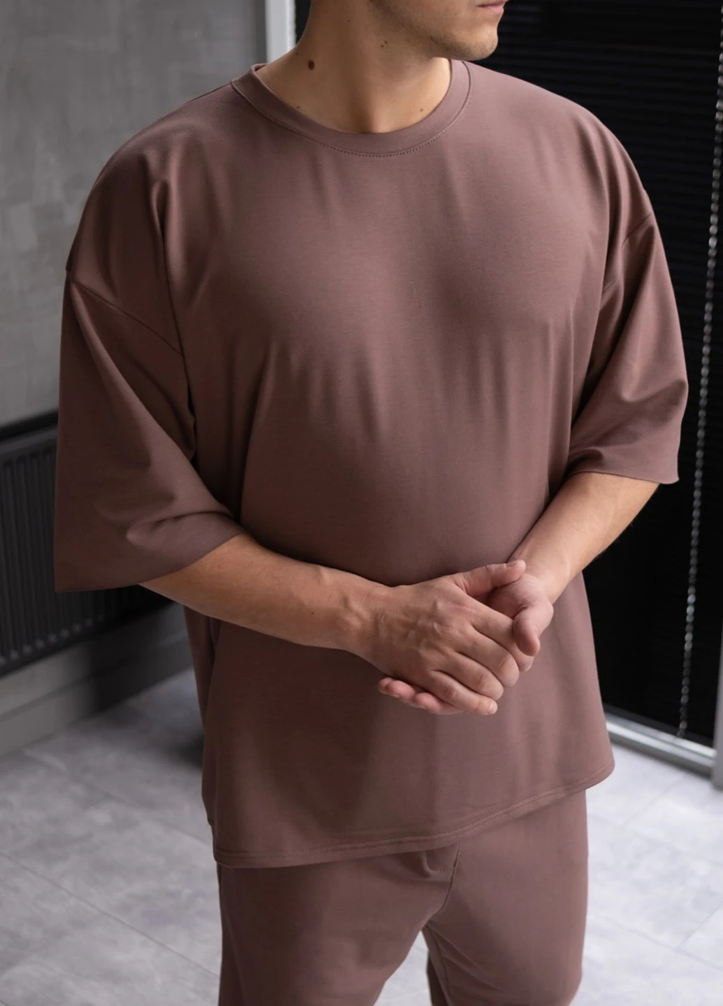 Кофейный костюм oversize ShopnGo