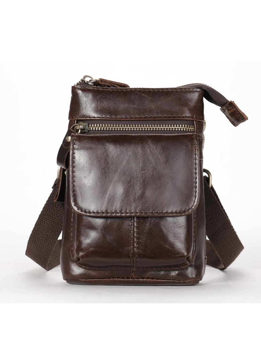 Чоловіча шкіряна сумка 12,5х17х4 см Vintage (252131854)