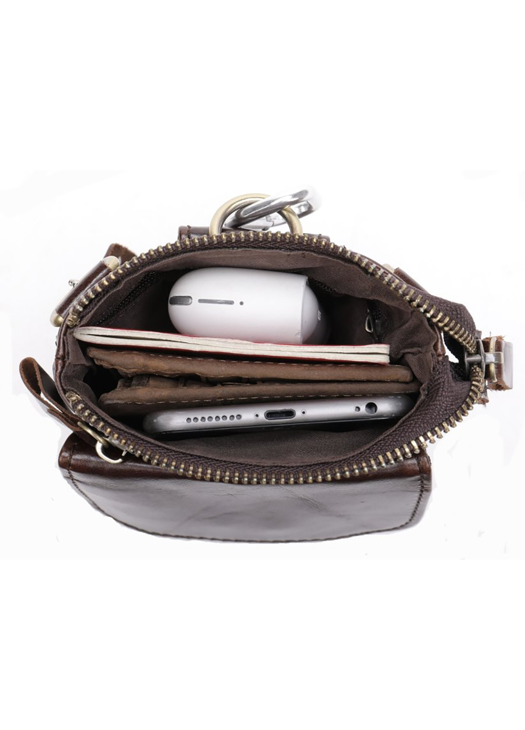 Чоловіча шкіряна сумка 12,5х17х4 см Vintage (252131854)