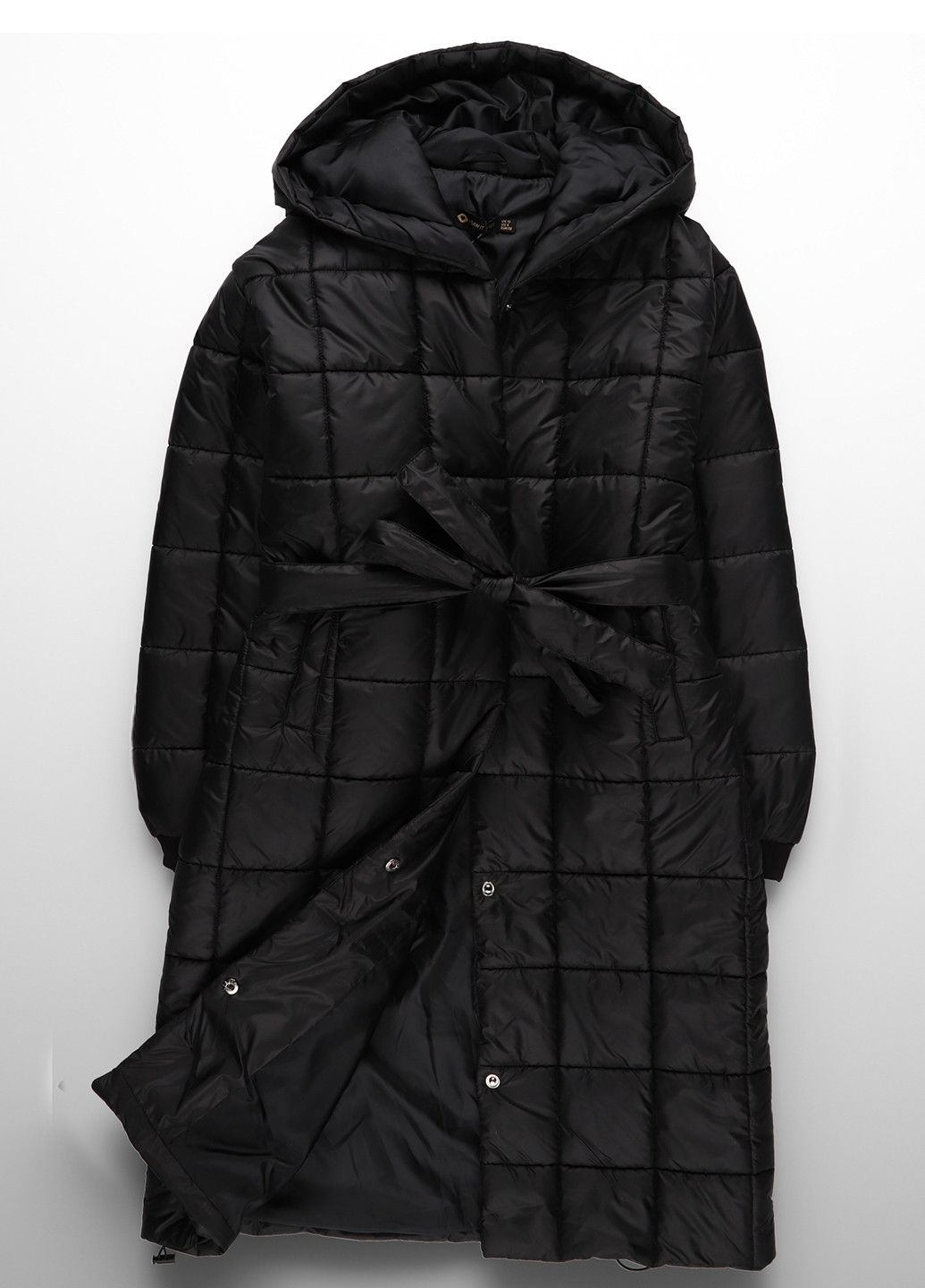Чорна демісезонна куртка куртка-пальто I SAW IT FIRST