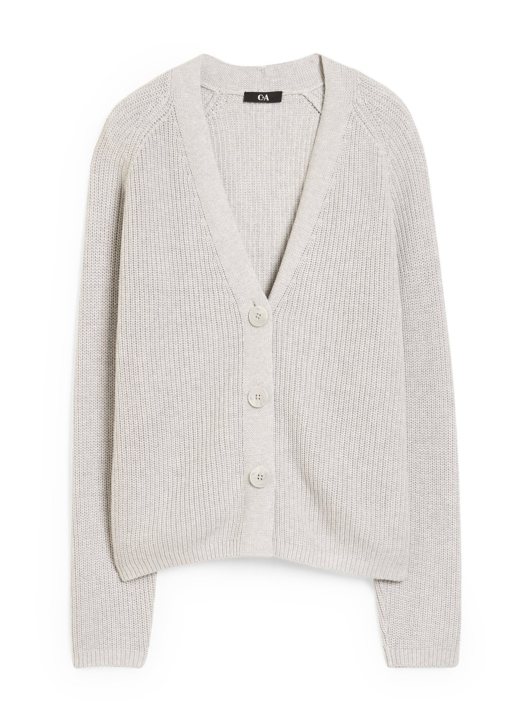 Светло-серый демисезонный кардиган C&A