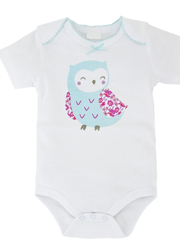 Боди для девочки Цветочная сова Berni kids 57500 (233536787)