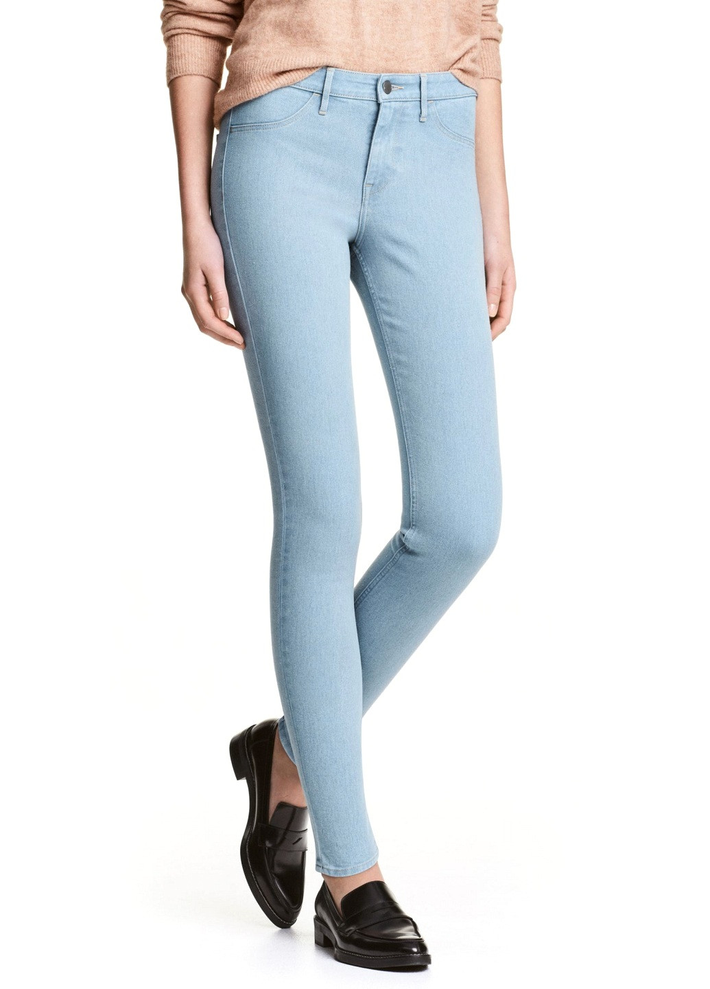 Укорочені джинси Skinny Regular H&M - (198938278)