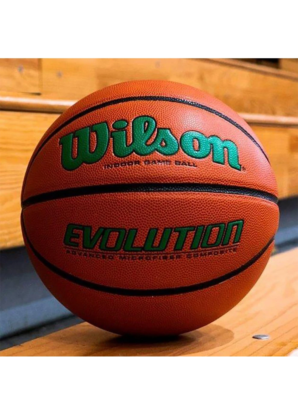 М'яч баскетбольний Evolution розмір 7 композитна шкіра коричневий (WTB0595XB0701) Wilson (253677768)