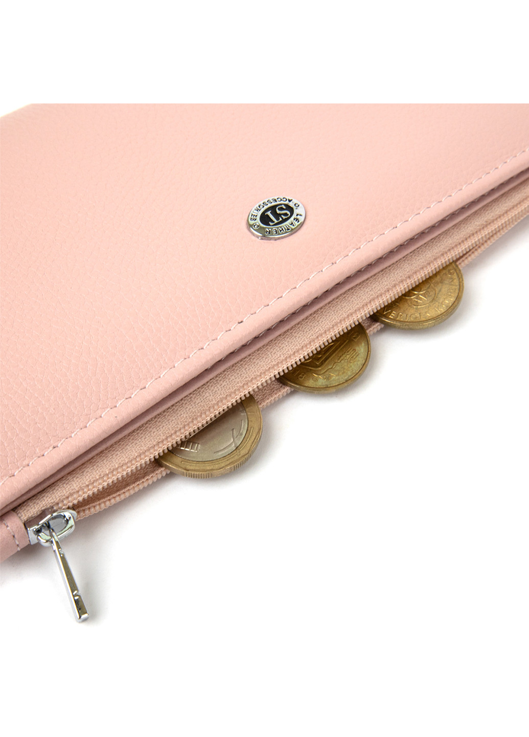 Жіночий шкіряний гаманець 19х9,5х1,5 см st leather (242189124)
