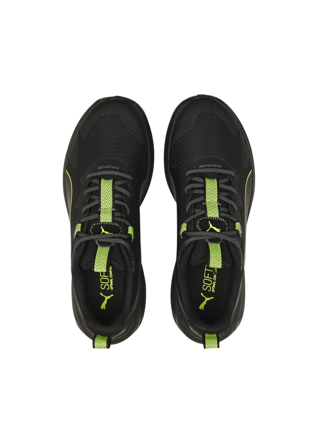 Черные всесезонные кроссовки twitch runner trail running shoes Puma