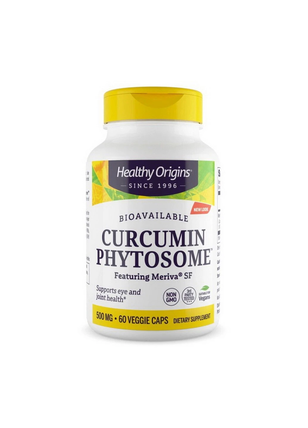 Куркумін Curcumin Phytosome 500 mg 60 капсул Healthy Origins (255407825)