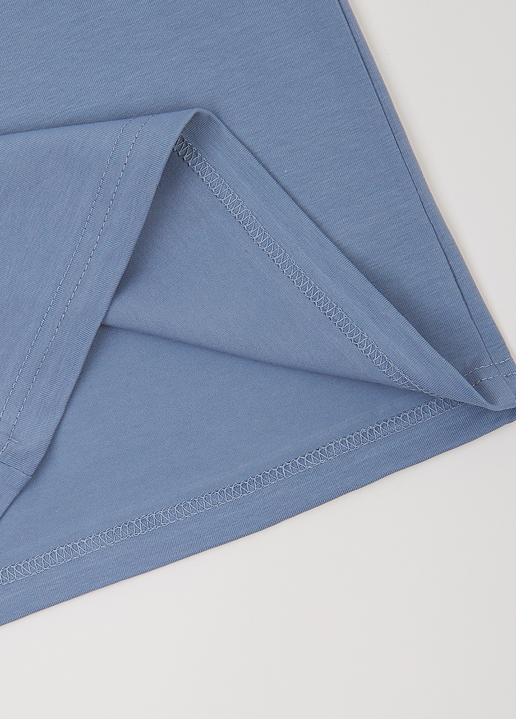 Темно-блакитна літня футболка Garnamama