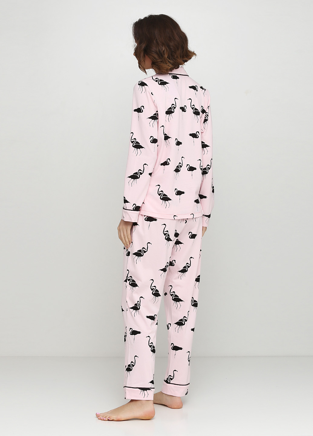 Светло-розовая всесезон пижама (рубашка, брюки) Maria Lenkevich