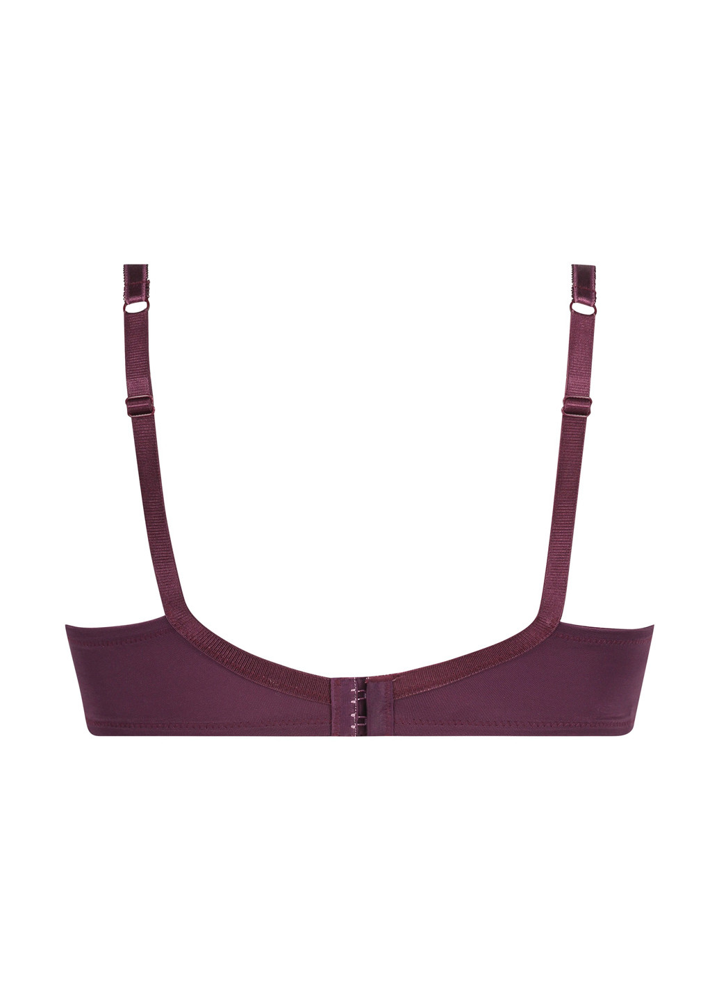 Бордовый балконет бюстгальтер Hunkemoller с косточками полиамид