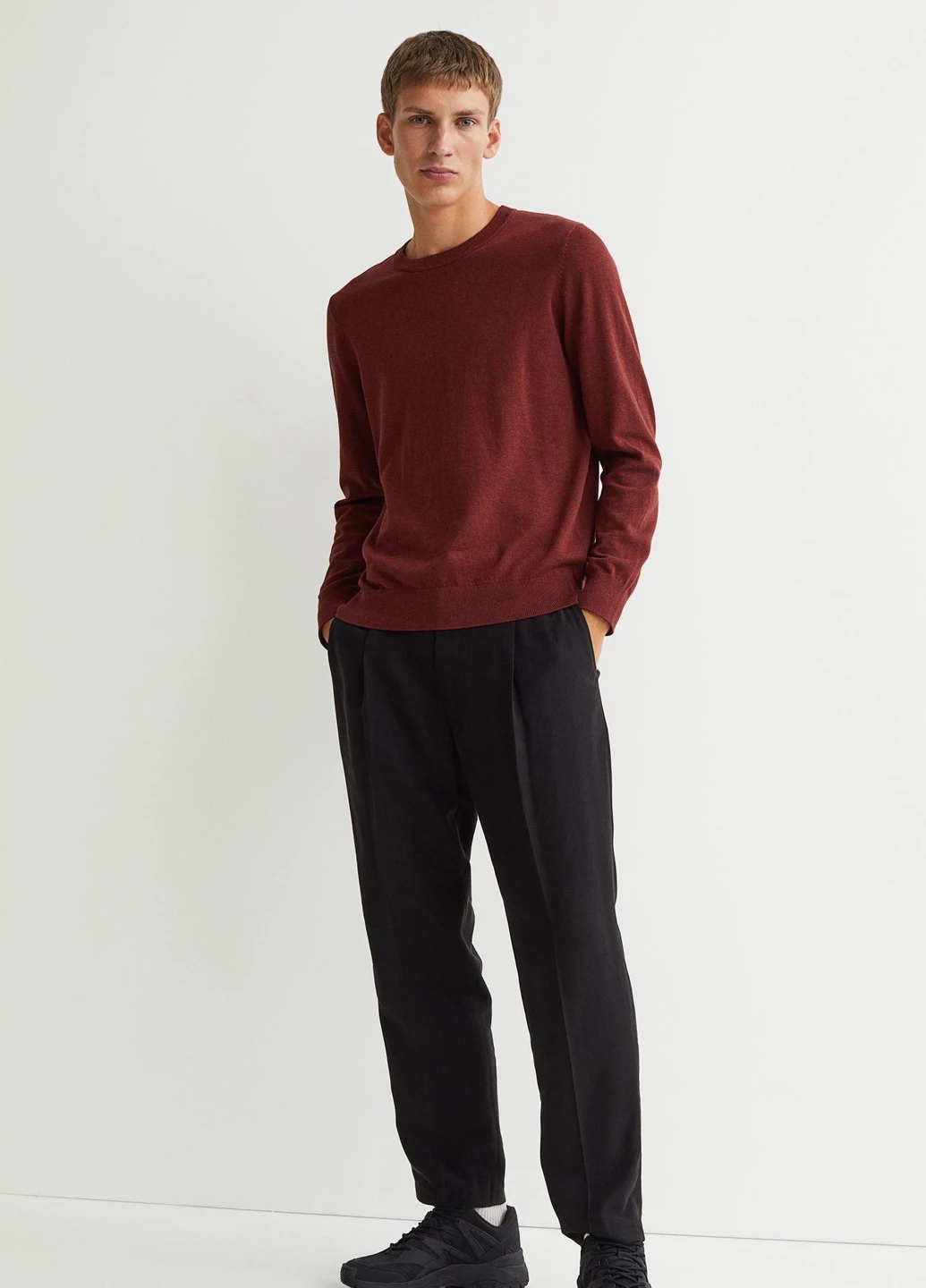 Бордовий джемпер демісезон,бордовий, H&M