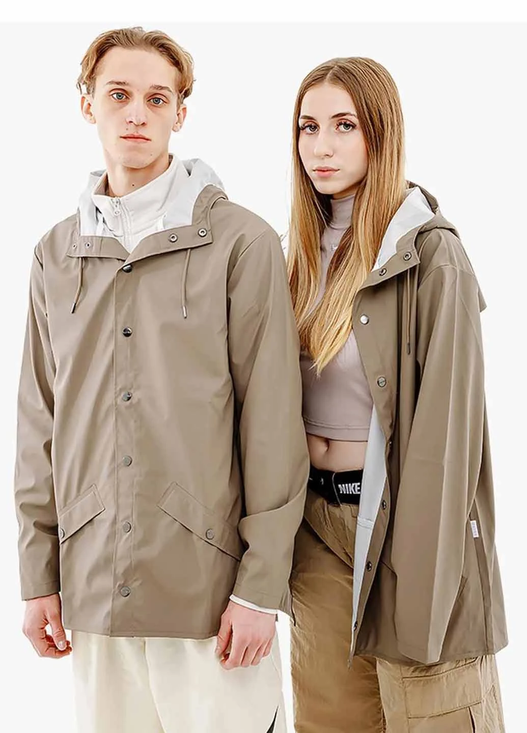 Дощовик 1201-TAUPE Rains Jacket Brown (367205632)