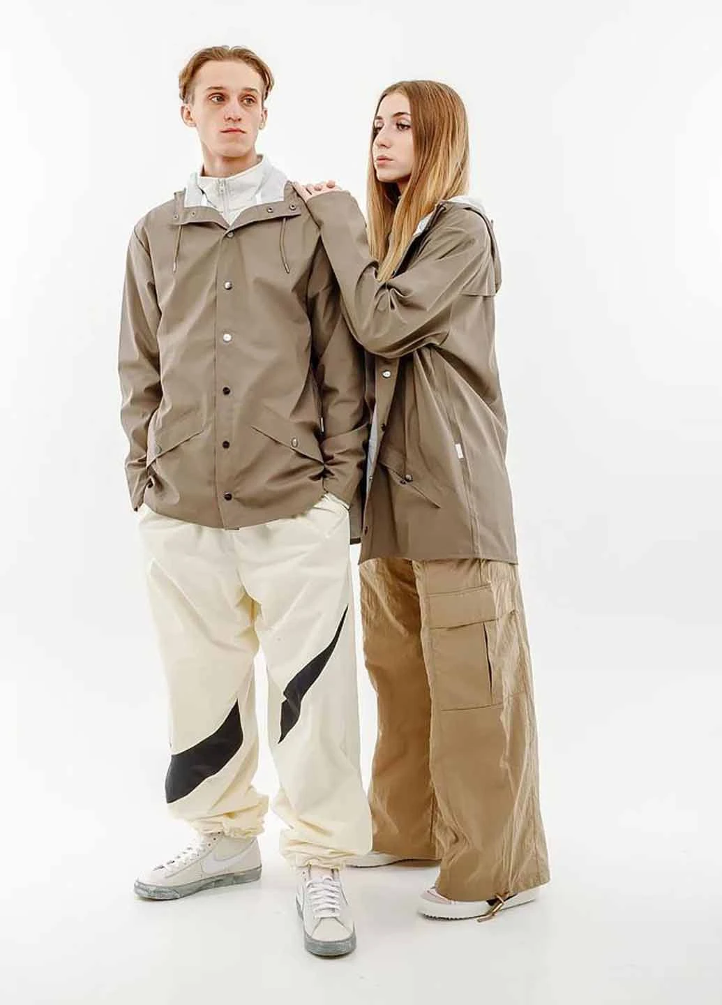 Дощовик 1201-TAUPE Rains Jacket Brown (367205632)