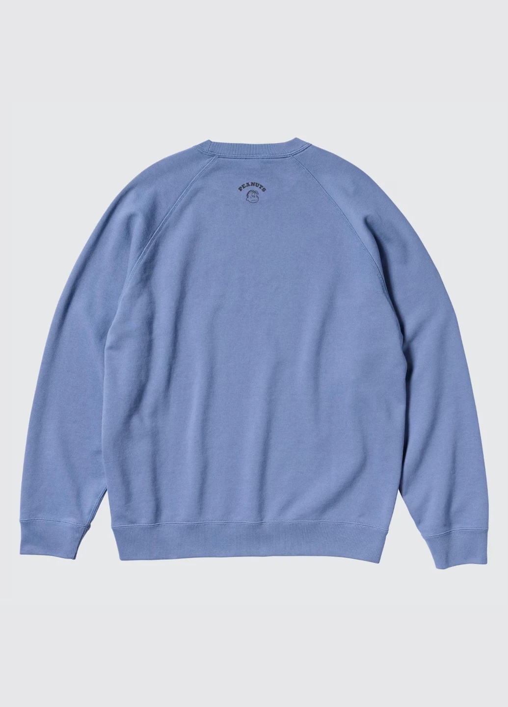 Синий свитшот Uniqlo рисунок без декора (327231656)