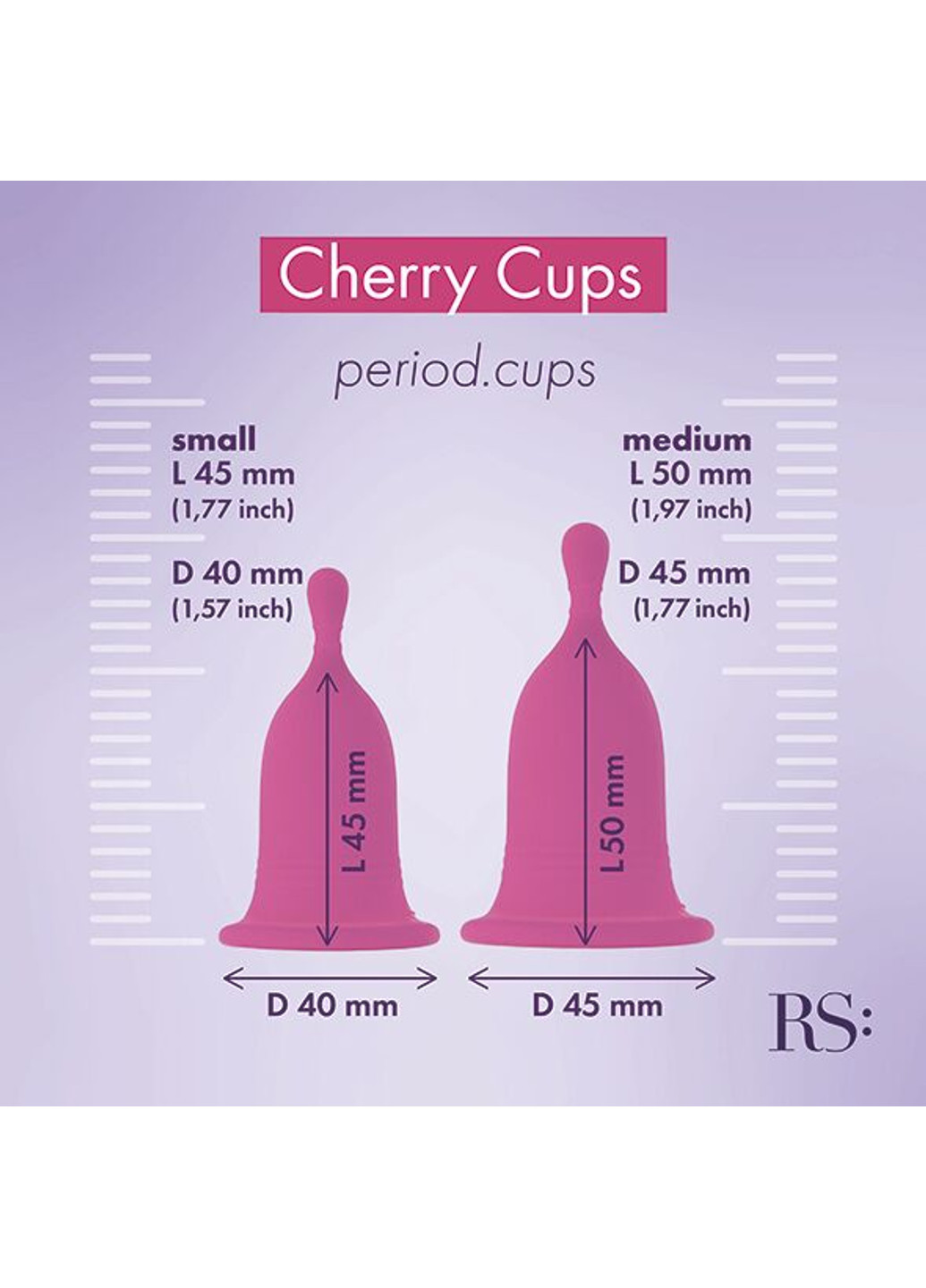 Менструальні чаші Femcare - Cherry Cup RIANNE S (251903312)