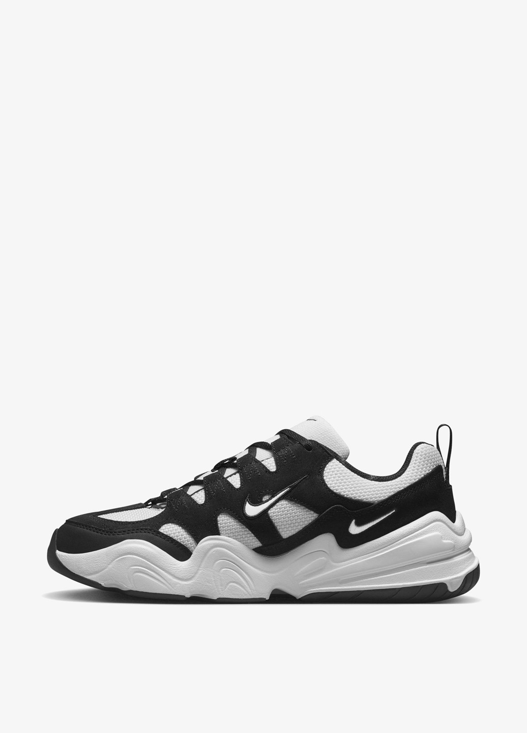 Черно-белые всесезонные кроссовки Nike TECH HERA