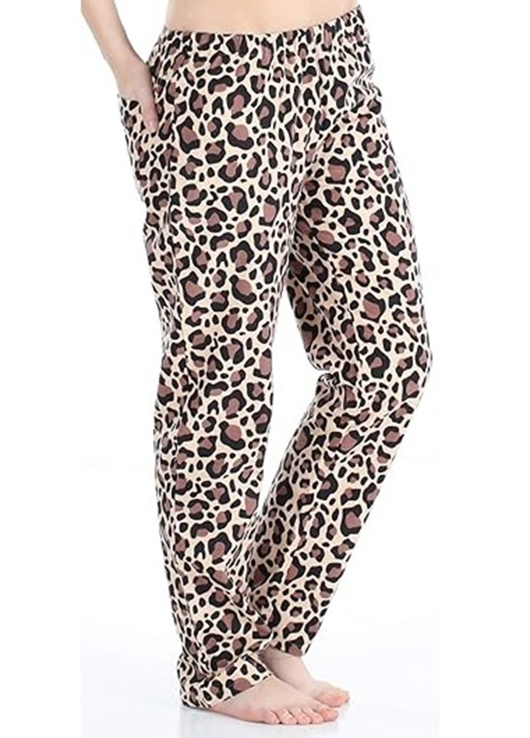 Коричнева всесезон піжама (сорочка, штани) сорочка + брюки PajamaMania