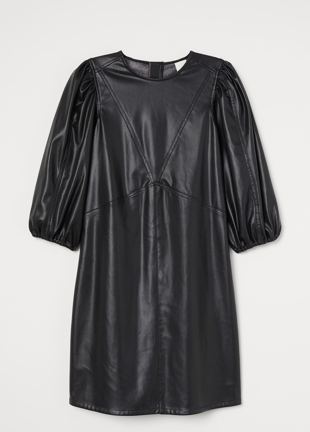Черное повседневный платье H&M однотонное